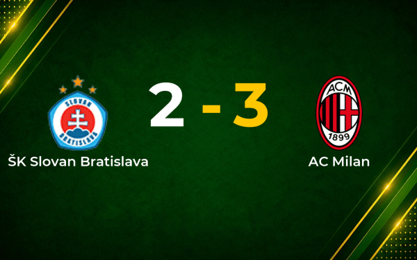 AC Milan Edge Slovan Bratislava in Five-Goal Champions League Thriller