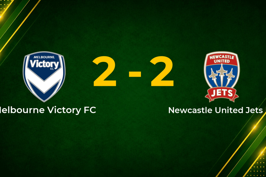 Adams’ Late Penalty Denies Victory as Jets Snatch 2–2 Draw in Melbourne