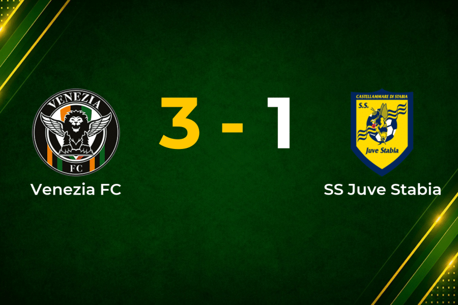 Adorante Brace Fires Venezia Past Juve Stabia in Serie B Clash
