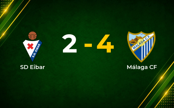 Adrián Brace Sparks Late Málaga Comeback Win at Eibar
