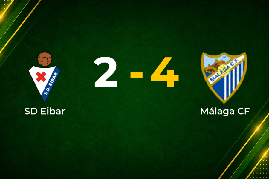 Adrián Brace Sparks Late Málaga Comeback Win at Eibar