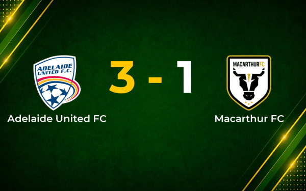 Anselmo Brace Inspires Adelaide United’s Comeback Win Over Macarthur