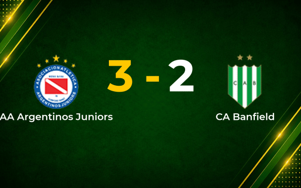 Argentinos Juniors Edge Banfield 3–2 in Five-Goal Liga Profesional Thriller