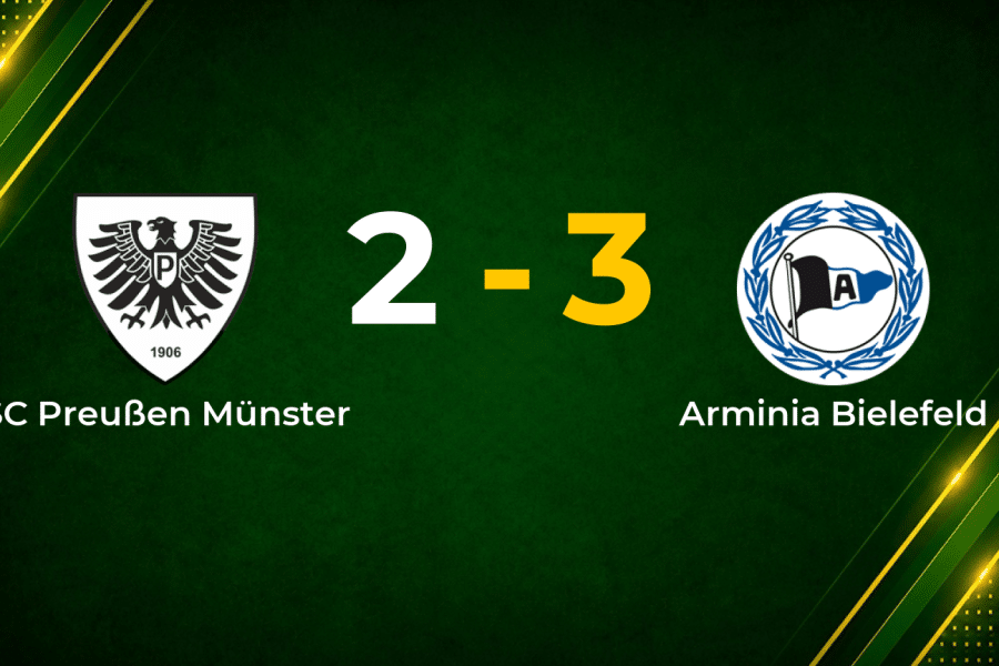Arminia Bielefeld Edge Five-Goal Thriller at Preußen Münster