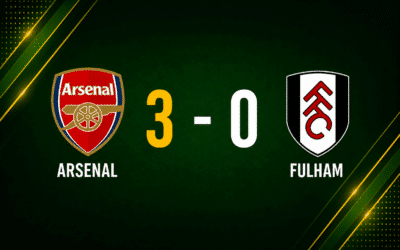 Arsenal cruise past Fulham 3-0 to take temporary lead in Premier League