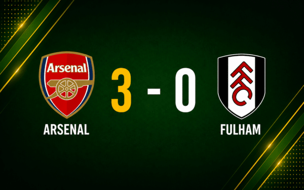 Arsenal cruise past Fulham 3-0 to take temporary lead in Premier League
