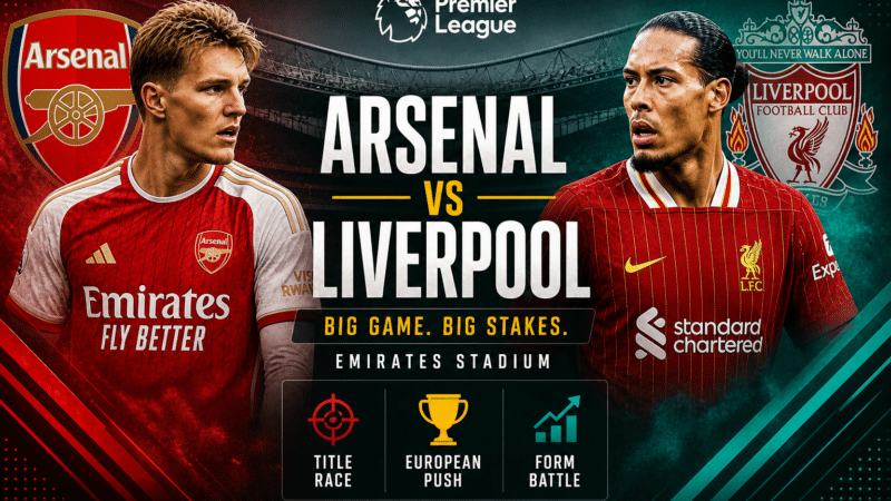 Manchester United vs Liverpool: High Stakes Clash in Race for Champions League Spots