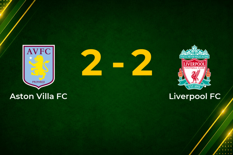Aston Villa and Liverpool Share the Points in Premier League Thriller