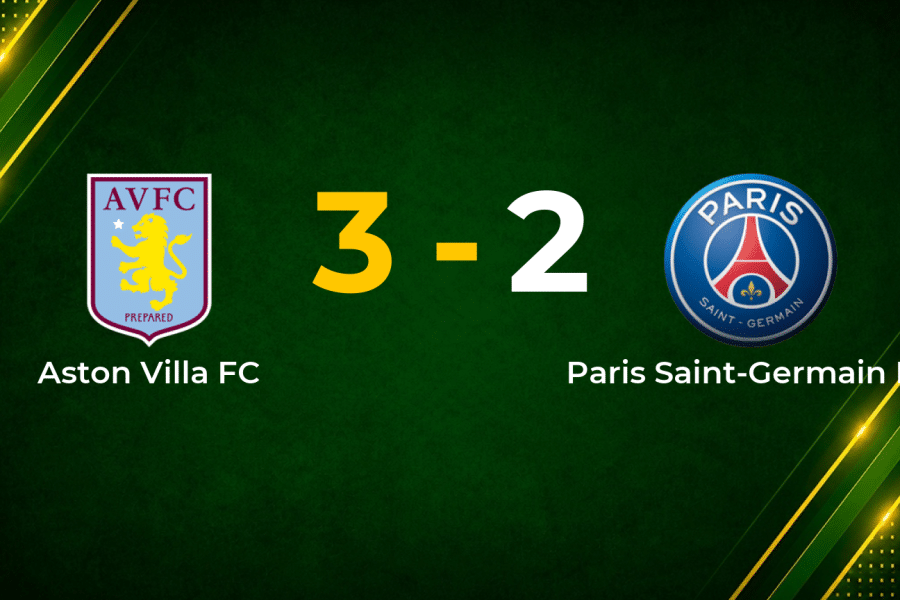 Aston Villa Edge PSG 3–2 in Champions League Quarter-final Thriller