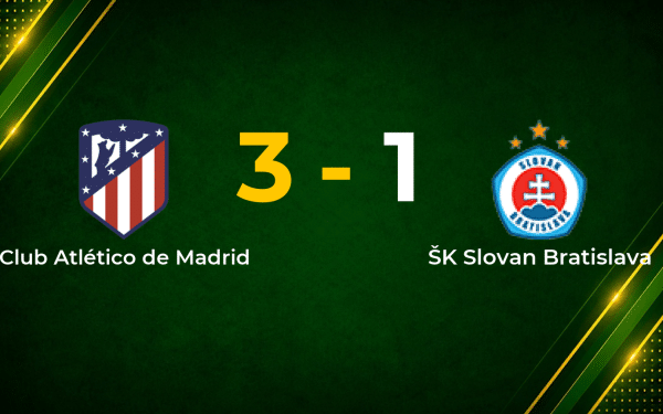 Atlético Madrid See Off Slovan Bratislava to Close Champions League Group With 3–1 Win