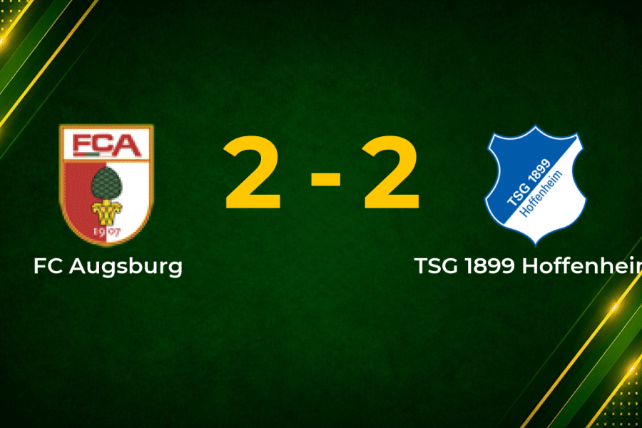 Augsburg Let Two-Goal Lead Slip as Hoffenheim Rally for Draw