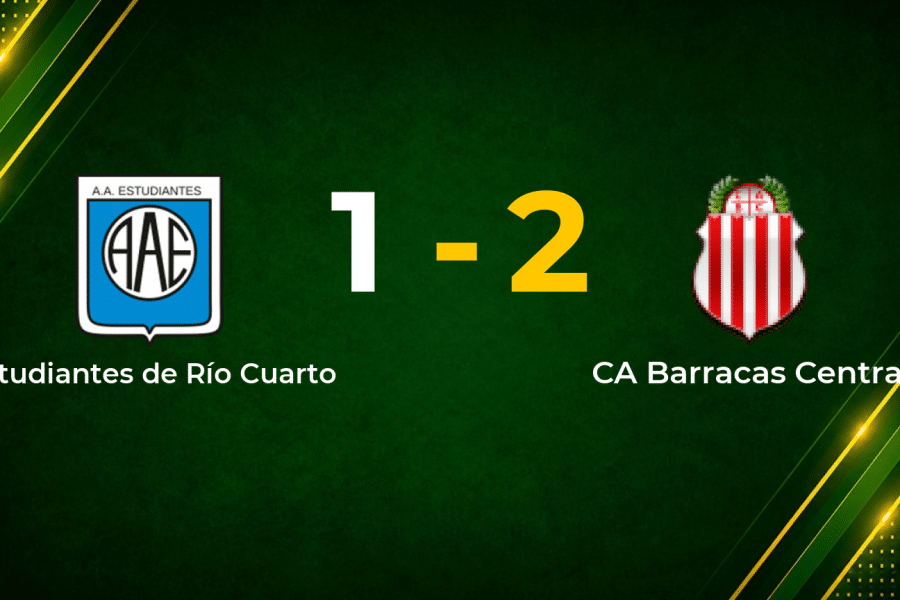 Barracas Central Edge Estudiantes de Río Cuarto in First-Half Thriller