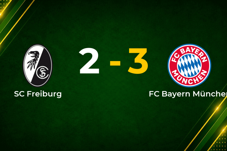 Bayern Edge Freiburg 3–2 in Five-Goal Bundesliga Thriller
