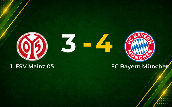 Bayern München Produce Stunning Four-Goal Fightback to Edge Mainz in Seven-Goal Thriller