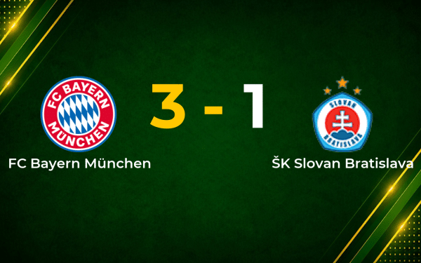 Bayern See Off Slovan Bratislava 3–1 to Tighten Grip on Champions League Group