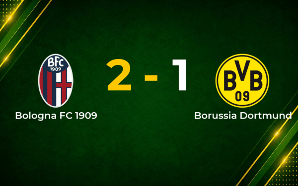 Bologna Edge Borussia Dortmund 2–1 in Champions League Group Clash
