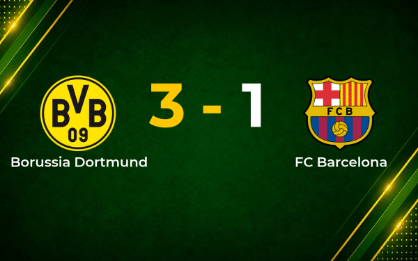 Borussia Dortmund Beat Barcelona 3–1 to Take Control of Champions League Quarter-final