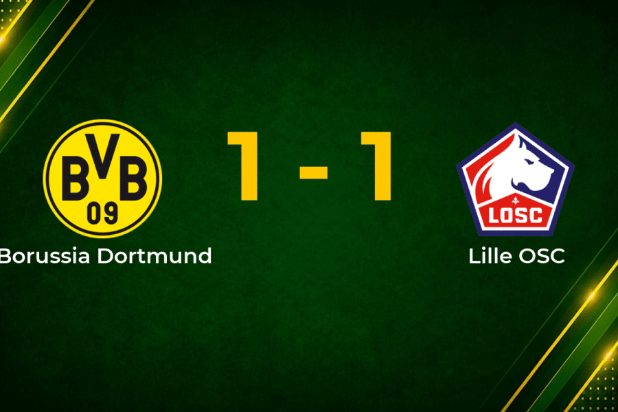 Borussia Dortmund Held by Lille in Champions League Last-16 First Leg