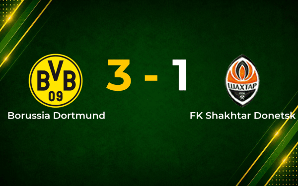 Borussia Dortmund Power Past Shakhtar Donetsk to Tighten Champions League Grip