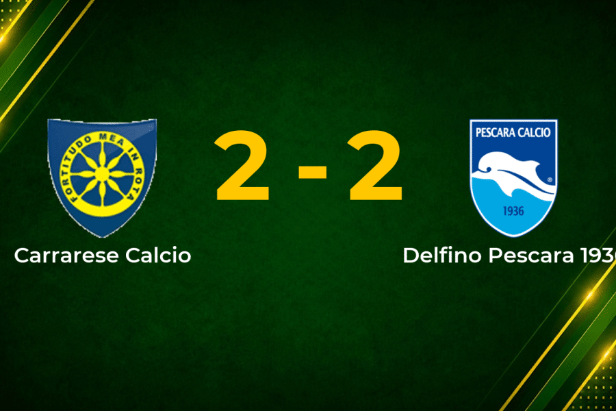 Bouah’s Late Equaliser Rescues Carrarese in 2–2 Thriller with Pescara