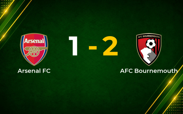 Bournemouth stun Arsenal with 2–1 away win at Emirates