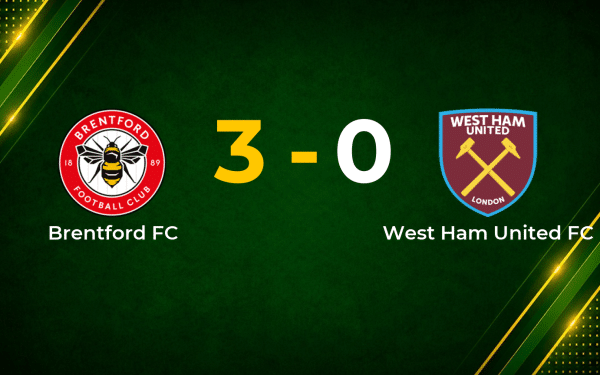 Brentford Cruise Past West Ham with 3–0 Premier League Win
