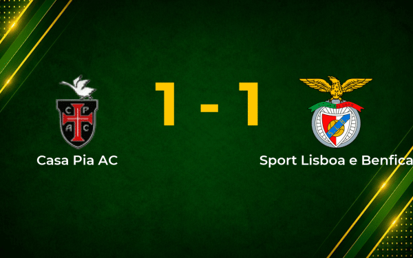 Casa Pia Fight Back to Hold Benfica in Primeira Liga Stalemate