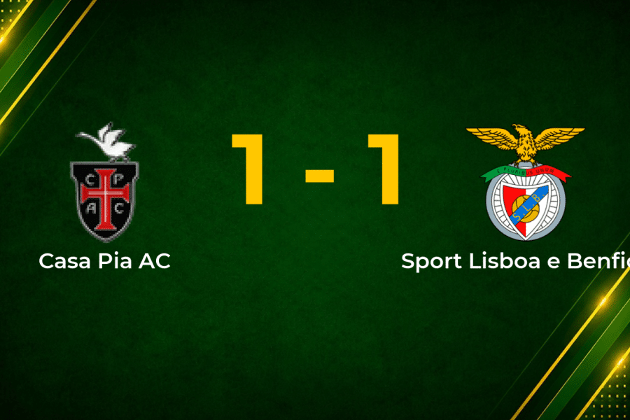 Casa Pia Fight Back to Hold Benfica in Primeira Liga Stalemate