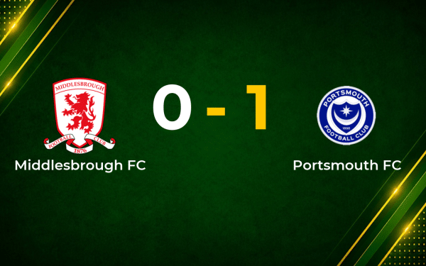 Chaplin Strikes at the Death as Portsmouth Stun Middlesbrough