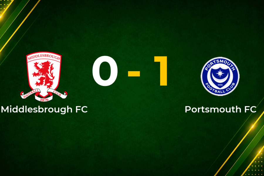 Chaplin Strikes at the Death as Portsmouth Stun Middlesbrough