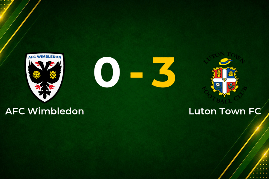 Clinical Luton Town Hit Three Past AFC Wimbledon in League One Run-In