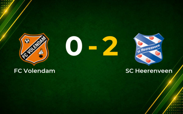 Clinical SC Heerenveen See Off FC Volendam to Strengthen Eredivisie Standing