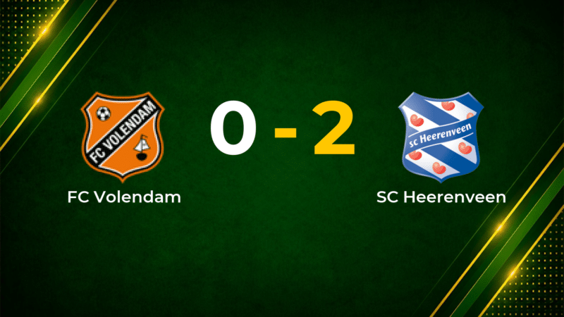 Clinical SC Heerenveen See Off FC Volendam to Strengthen Eredivisie Standing