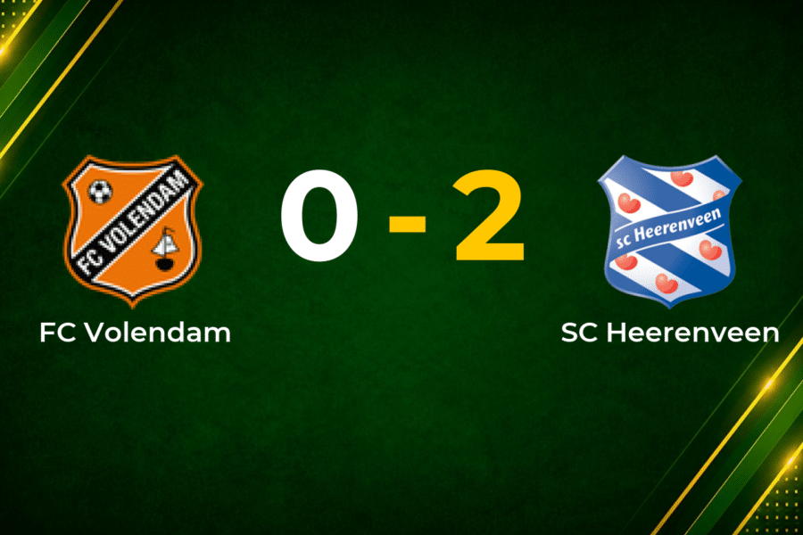 Clinical SC Heerenveen See Off FC Volendam to Strengthen Eredivisie Standing