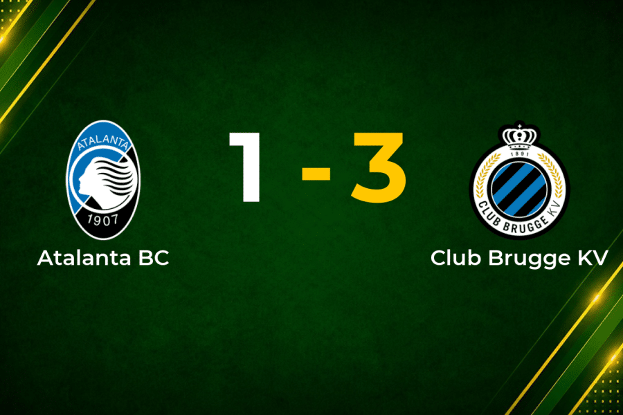 Club Brugge Stun Atalanta 3–1 in Champions League Playoff Clash
