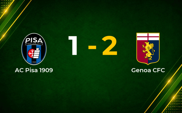 Colombo Penalty Completes Genoa Fightback at Pisa in Serie A