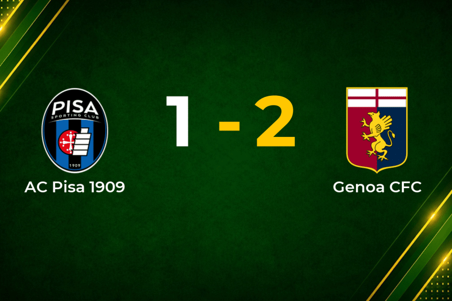 Colombo Penalty Completes Genoa Fightback at Pisa in Serie A