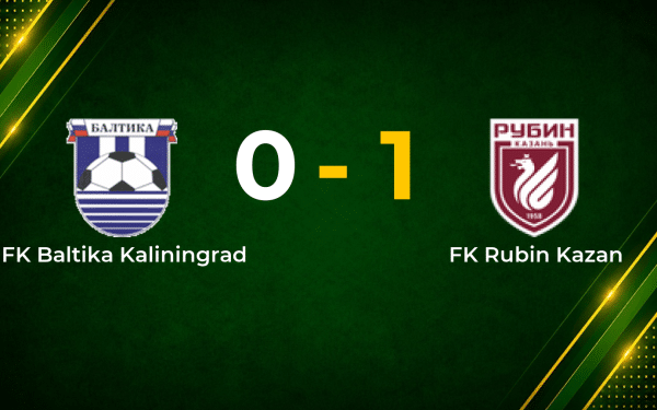 Daku Strike Earns Rubin Kazan Narrow Win at Baltika