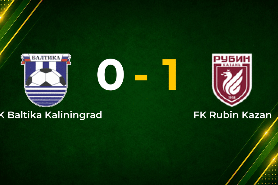 Daku Strike Earns Rubin Kazan Narrow Win at Baltika