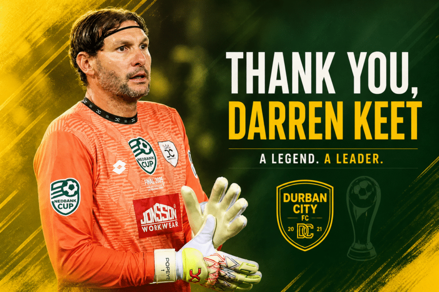 Darren Keet to Retire After Cup Glory with Durban City