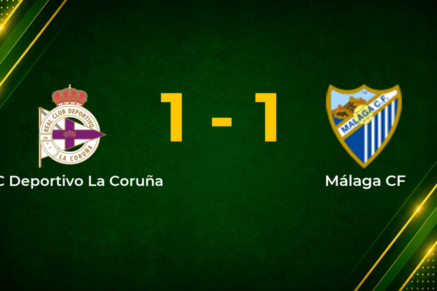 Deportivo and Málaga Share the Points in Tight Segunda División Clash