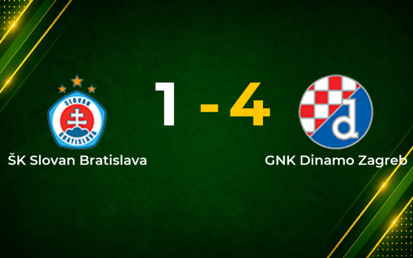 Dinamo Zagreb Sweep Past Slovan Bratislava in Champions League Group Clash