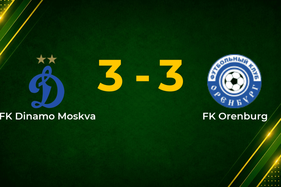 Du Queiroz Brace Caps Six-Goal Thriller as Dinamo and Orenburg Draw 3–3