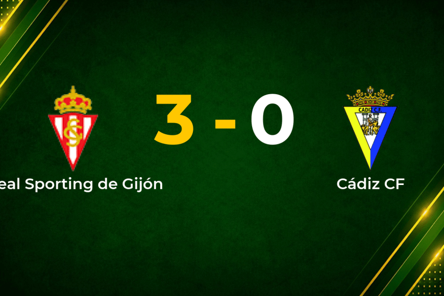 Dubasin Brace Fires Sporting Gijón Past Cádiz in Segunda División Clash