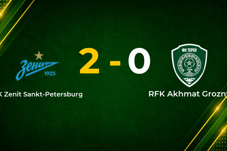 Early Blitz Seals Zenit Win Over Akhmat in RFPL Clash