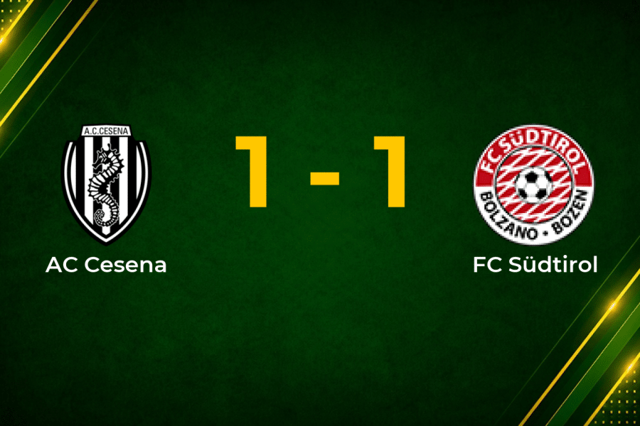 Early Flurry, Own Goal Leave Cesena and Südtirol Level in Serie B Draw