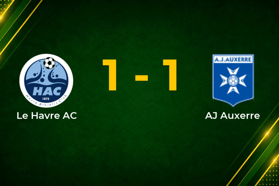 Ebonog Cancels Out Sinayoko as Le Havre and Auxerre Share the Points