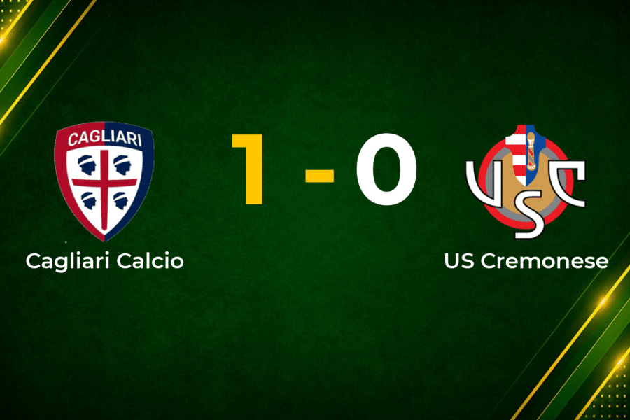 Esposito Strike Lifts Cagliari to Narrow Win Over Cremonese