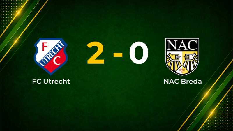 FC Utrecht See Off NAC Breda 2–0 to Consolidate Eredivisie Position
