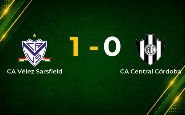 García Strike Earns Vélez Apertura Win Over Central Córdoba